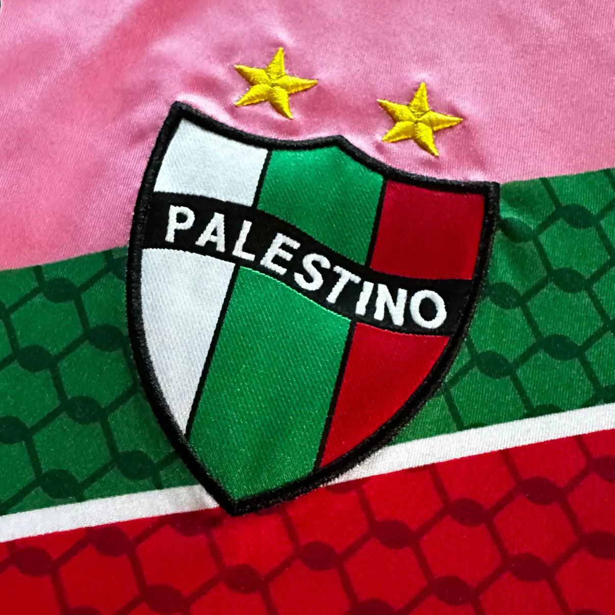 Camiseta Palestino Chile Fútbol 2023 Rosa