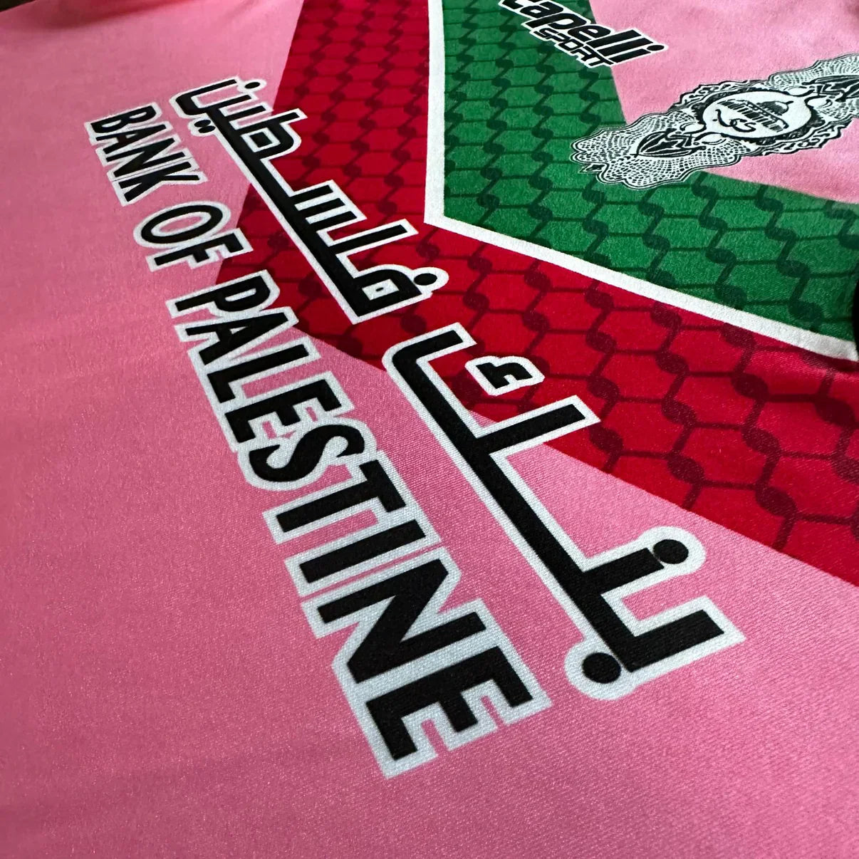 Camiseta Palestino Chile Fútbol 2023 Rosa