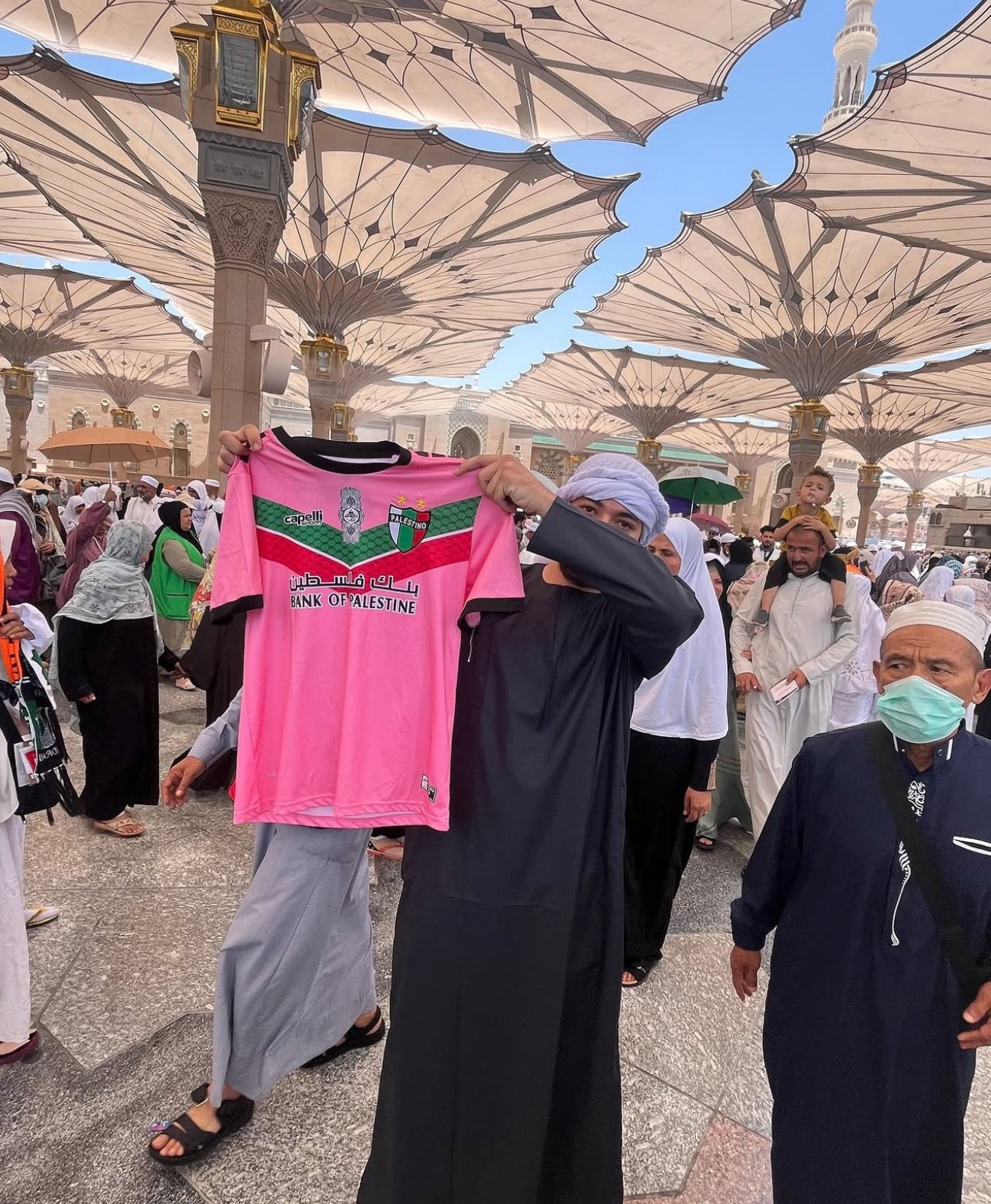 Camiseta Palestino Chile Fútbol 2023 Rosa