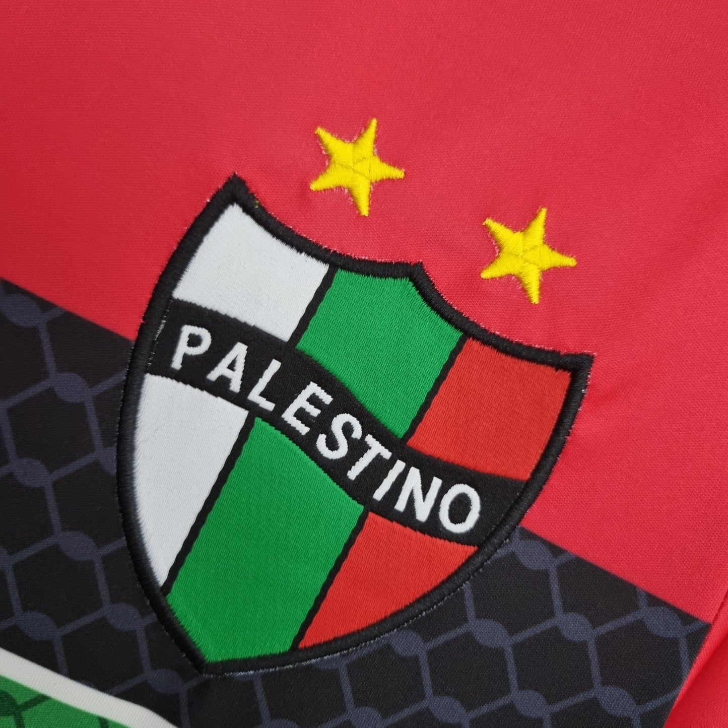 Camiseta Palestino Chile Fútbol 2023 Roja
