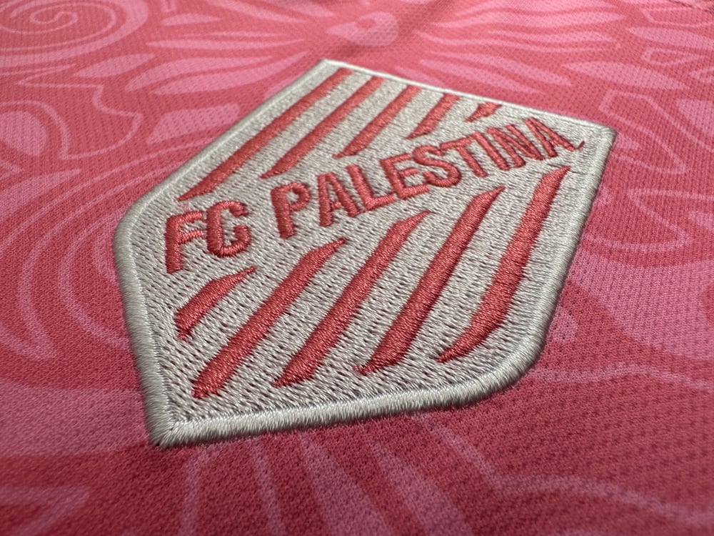 Camiseta Palestina Fútbol 2025 Rosa (Pink)