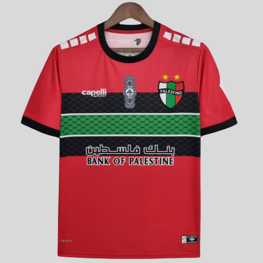 Camiseta Palestino Chile Fútbol 2023 Roja