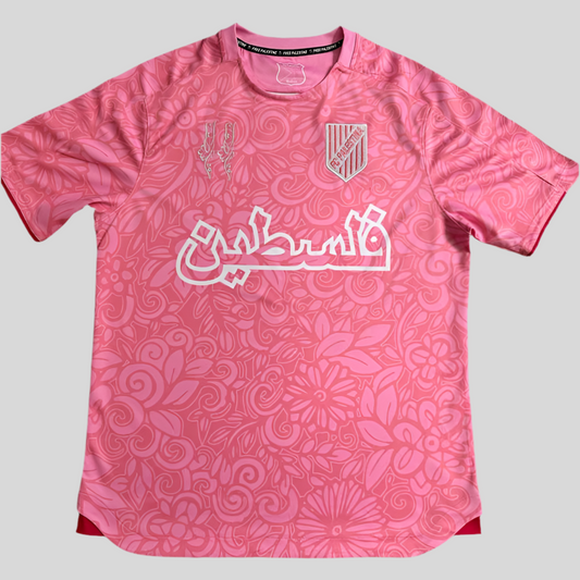 Camiseta Palestina Fútbol 2025 Rosa (Pink)